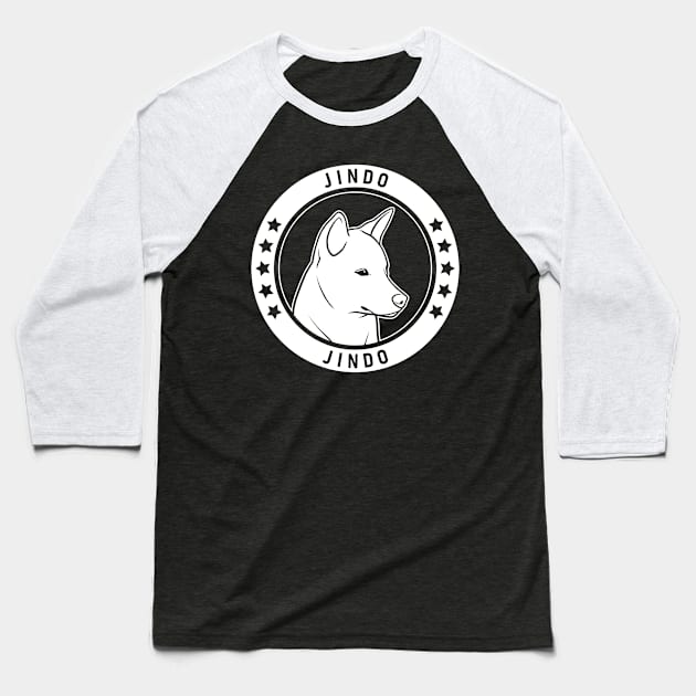 Jindo Fan Gift Baseball T-Shirt by millersye